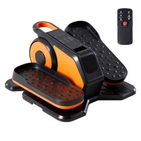 Compact Under-Desk Elliptical --Quiet Mini Pedal Exerciser With Adjustable Speed And LED Display (Option: Orange)