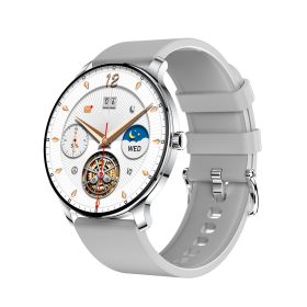 Ultra Slim Smart Watch For Men Women, 1.43 AMOLED Screen Fitness Watches ,  LP67 Outdoor Watch For Android Ios (Option: Silver)